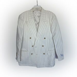 Todd Snyder Pinstripe Wythe Suit Jacket NWT White